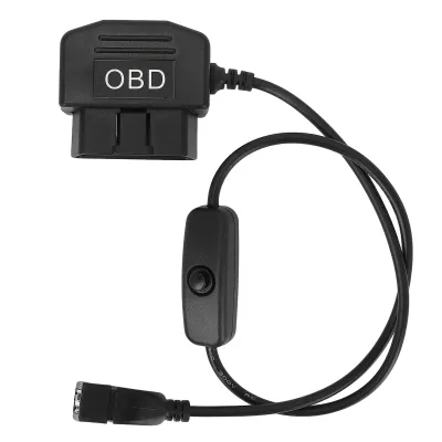 Produktbild von 16kolíková zástrčka OBD2 USB napájecí nabíjecí kabel Kabel adaptéru OBD 18,9 v univerzální nabíječce se zástrčkou