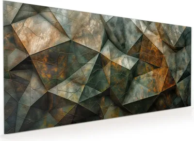 Produktbild von Küchenrückwand Spritzschutz Glas mit Motiv Geometrische Abstraktion 40 x 40 cm