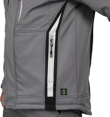 Produktbild von Arbeitsjacke Winter-Softshell kornblau/schwarz Größe XS