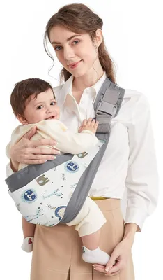 Produktbild von Multifunktionales Tragetuch für Neugeborene, geeignet für Babys bis 15 kg