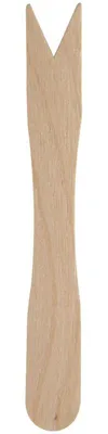 Produktbild von Pommesgabel, 8,5 cm, Holz | Packung (100 Stück)