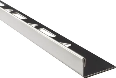 Produktbild von L-Profil Edelstahlschiene Profil Fliesenschiene Edelstahl V2A L250cm 10mm glänzend