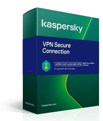 Produktbild von Kaspersky VPN Secure Connection, Netzwerk-Management, Box, Spanisch, 1 Lizenz(en), 1 Jahr(e), 1024 MB