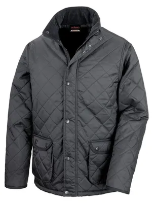 Produktbild von Result Urban Cheltenham Herren Jacke, wasserabweisend FK656 (XL) (Schwarz)