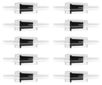 Productafbeelding van Ruggelastventielen voor Aquariums, 4 mm, zwart, 10 stuks