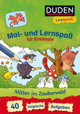 Produktbild von Duden Leseprofi - Mal- und Lernspaß für Erstleser. Mitten im Zauberwald