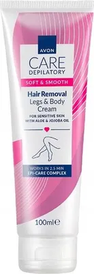 Obrázok produktu pre AVON Depilačný krém 100ml Aloe Jojoba hladká pokožka bez podráždenia