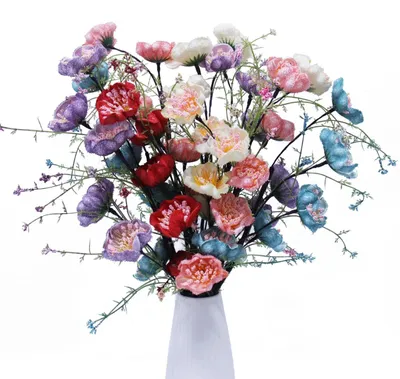 Immagine prodotto di Set di 8 fiori artificiali "Kunstazalea" per la decorazione del giardino