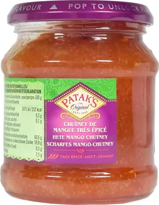 Produktbild von Patak´s Hot Scharfes Mango Chutney 340g