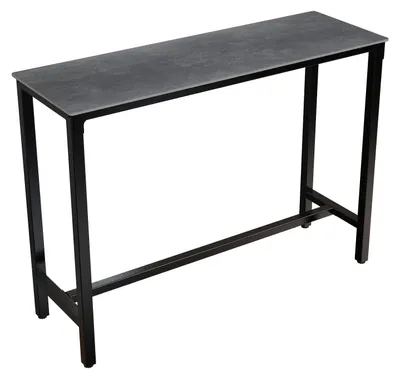 Immagine prodotto di Tavolo da bar - Tavolo da bistrot - Tavolo da cucina - Tavolo da lavoro - Arredamento per bar - Rettangolare - Struttura in metallo nero