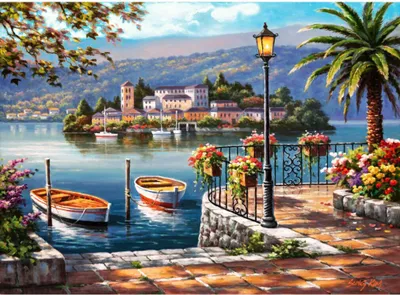 Produktbild von ANATOLISCHES Puzzle See in Porto 1000 Teile