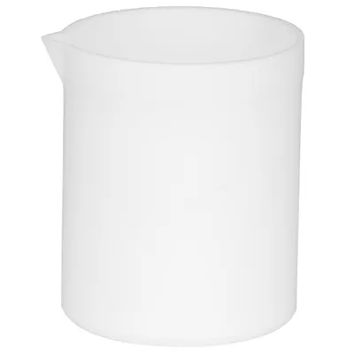 Zdjęcie produktu dla Odporna na kwasy i zasady miarka z PTFE o wysokiej gładkości, nieprzywierająca, biała (100 ml)