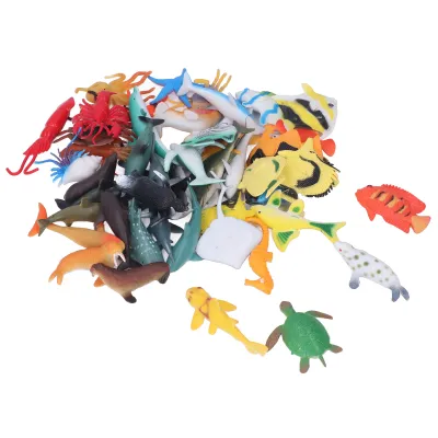 Produktbild von Meerestiere Spielzeug,Ozean Spielzeug,Plastik Meerestiere,Kleine Tiere Spielzeug,Mini Tiere Figuren,Miniatur Spielzeug