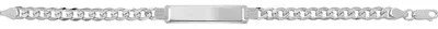 Produktbild von Klassisches 925 Sterling Silber Damen - Identifikationsarmband - 19cm*6mm, 9 Gramm; TRS25007