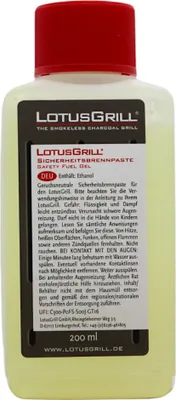 Produktbild von LotusGrill 9208554, Gel-Kraftstoff, Rot, Transparent, Kamin, CE, 0,25 l, 1 Stück(e)