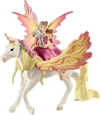 Immagine prodotto di Schleich schleich® bayala® 70568 Feya con unicorno Pegasus 70568