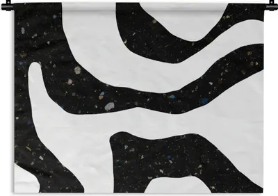 Produktbild von MuchoWow® Wandteppich Wandbehang Abstrakt - Minimalismus - Design 150x112.50 cm Tapisserie Dekoration Wandtuch - Wanddecke - Wandteppiche