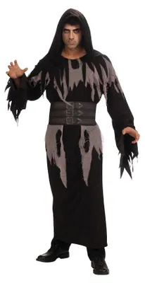 Produktbild von Schwarze Geister Robe für Herren, Größe:L