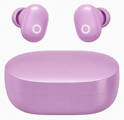 Obrázok produktu pre Bluetooth slúchadlá, bezdrôtové, s potlačením hluku, mikrofón, fialová farba