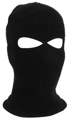 Produktbild von Gestrickte Skimaske Sturmhaube mit 2 Löchern für Winter & Outdoor