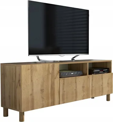 Zdjęcie produktu dla szafka rtv pod telewizor 150cm cała dąb wotan nóżki
