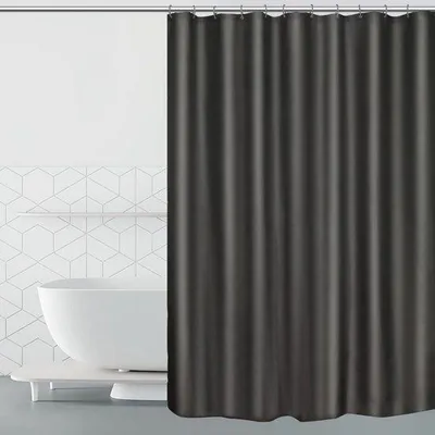 Obrázek produktu pro Vysoce kvalitní® vodoodpudivá sprchová záclona Unyqoos z polyesteru s antibakteriálními vlastnostmi, 180 x 200 cm