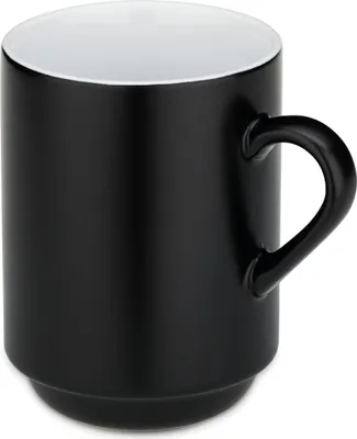 Image de KELA Tasse en céramique set de 2 pièces Mattia noir KL-12756