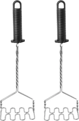 Produktbild von Famanu Kartoffelstampfer 2er Set - verchromt, 35 cm