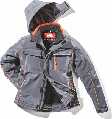 Produktbild von Bullstar Thermo-Softshelljacke ULTRA (Farbe grau, Größe M, für jedes Wetter)