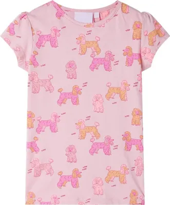 Immagine prodotto di Pigiama da Bambina a Maniche Corte Rosa Chiaro 116