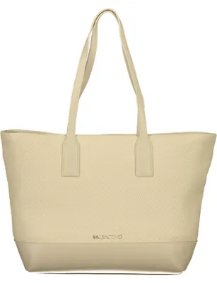 Produktbild von Stylische Damenhandtasche Beige mit Riemen & Reißverschluss-Details