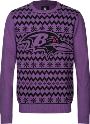Produktbild von NFL Baltimore Ravens Ugly Sweater Big Logo 2-Color Christmas Pullover Weihnachten L