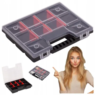 Produktbild von Aufbewahrungsbox Organizer mit verstellbaren Fächern
