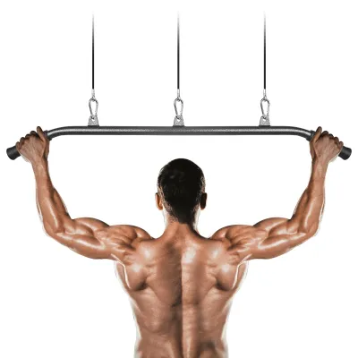 Obrázek produktu pro Fitnessový kladka pro cviky s lanem, s třemi háky
