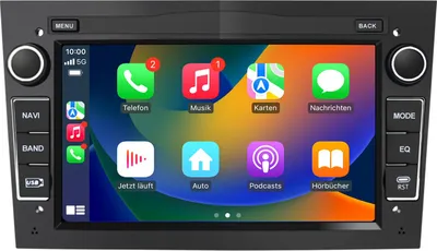Immagine prodotto di Autoradio Android da 7 pollici con 64 GB per Opel Zafira B/Astra H/Corsa C/Combo C con CarPlay, navigazione Android Auto e Bluetooth