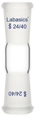 Rechte Verbindungsadapter, 24/40, 30 mm, Borosilikatglas