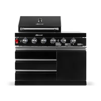 Produktbild von BB-M1 Outdoorküche | 6-Brenner Gasgrill | Clean | Cool-Duo