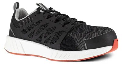 Produktbild von Reebok Fusion Flexweave Safety, Männlich, Erwachsener, Sicherheits-Sneakers, Schwarz, Weiß, EN ISO 20345, S1P, Gummi