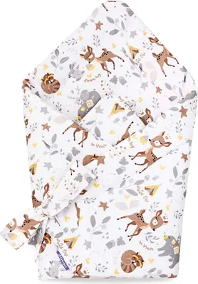 Produktbild von Babyhörnchen Magical Woodland für Neugeborene, aus 100% Baumwolle, antiallergen, 80x80 cm