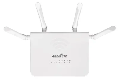 Image de Routeur WiFi 4G 300 Mbps, emplacement pour carte SIM standard, 4 antennes, prend en charge 20 utilisateurs, point d'accès WiFi mobile Type-C pour l'Europe, prise UE 100–240 V