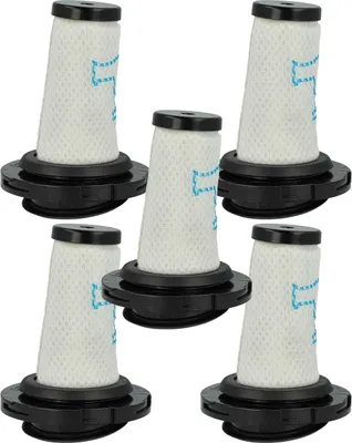 Produktbild von vhbw 5x Staubsaugerfilter kompatibel mit Rowenta X-Pert 7.60 RH6A35WO, RH6A39WO, RH6A31WO, RH6A33WO Staubsauger - Schaumstofffilter Schwarz Weiß