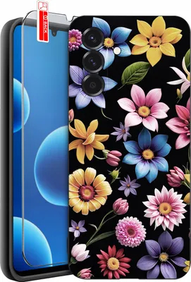 Immagine prodotto di ETUI do Samsung A26 5G KWIATY FLOWERS NATURA PRZYGODA WIOSNA WIOSENNE SZKŁO