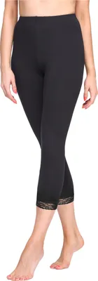 Image de Leggings 3/4 pour femmes Merry Style MS10-290(Noir, 3XL)