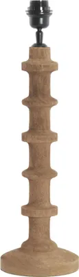 Immagine prodotto di Light & Living - lampada da tavolo - Cecily - marrone - legno - Ø 16cm - E27 - 7044133