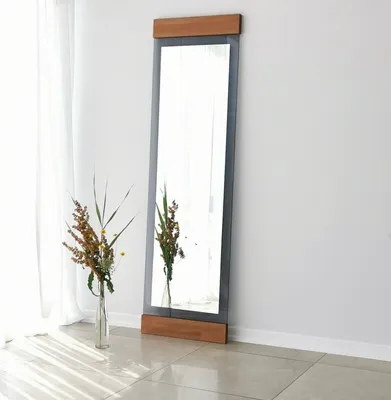 Produktbild von Skye Decor, Murano- Murano NOS, Eiche, Wandspiegel, 170x50x3 cm, Rahmen: 100% Metall