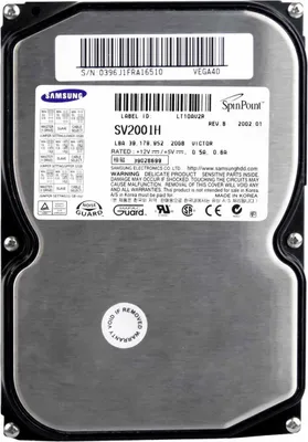 Produktbild von Samsung SV2001H Festplatte, HDD, IDE, 20 GB, 3,5", PATA/EIDE, Ultra ATA