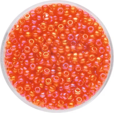 Produktbild von Rocailles Rainbow orange 2,6 mm 17 g