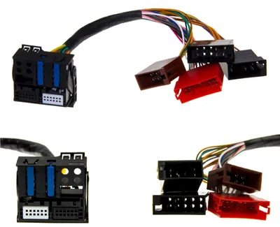 Obrázok produktu pre Káblový adaptér ISO Fakra Quadlock Plug&Play pre navigáciu Audi RNS-E #1000