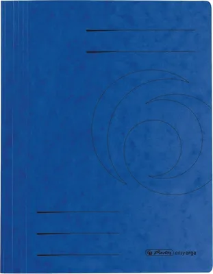 Produktbild von Schnellhefter A4 Karton 355g/qm blau Packung mit 25 Stück