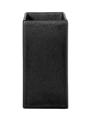 Produktbild von ASA Vase, black iron 11,5 x 11,5 cm, h. 21 cm
